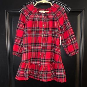 NWT Old Navy plaid toddler Christmas dress size 4T